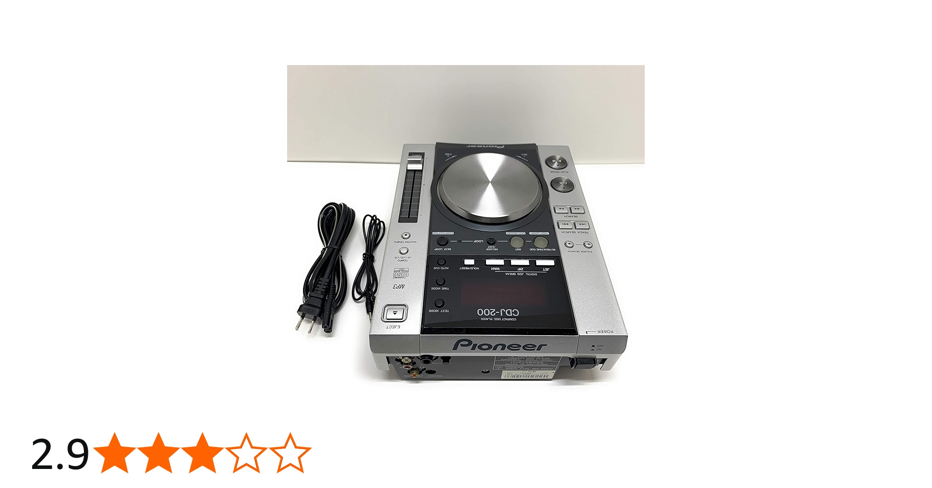 Amazon.co.jp: PERFORMANCE CD PLAYER CDJ-200 : 家電＆カメラ