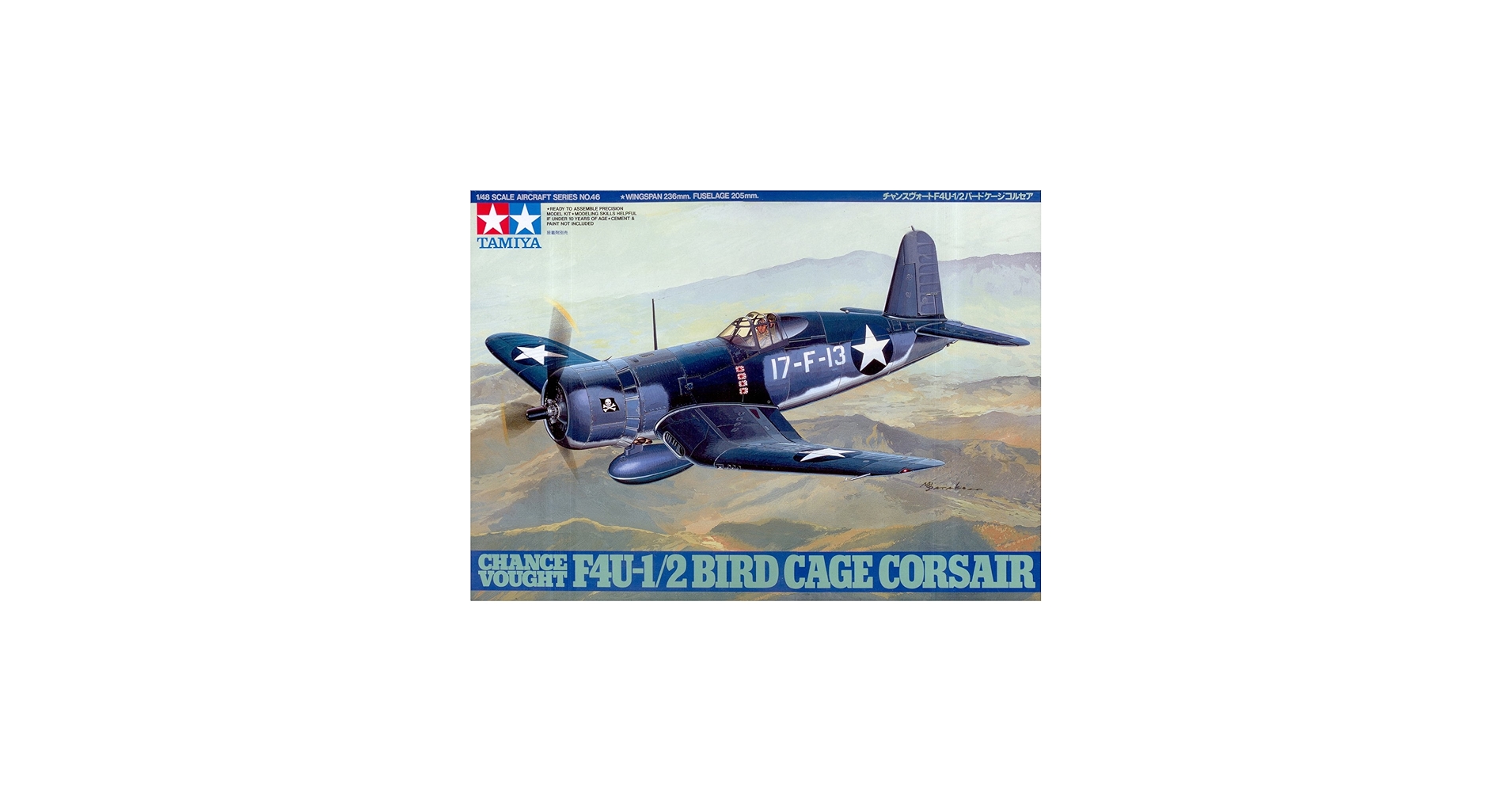 Amazon.com: Tamiya Aircraft Kit 1:48 61046 C.V.F4U-1:2 Bird Cage