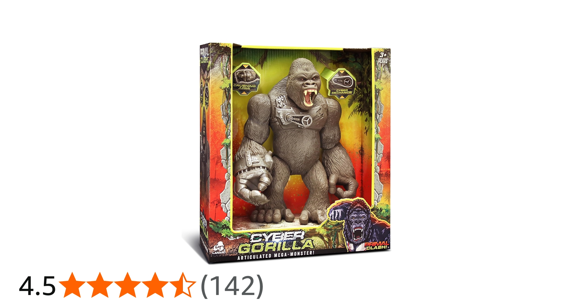 Amazon.co.jp: Lanard Primal Clash!サイバーゴリラメガモンスター