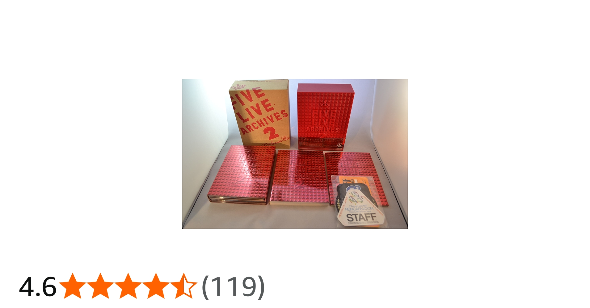 ミュージック L'Arc~en~Ciel FIVE LIVE ARCHIVES 2 ミュージック FIVE