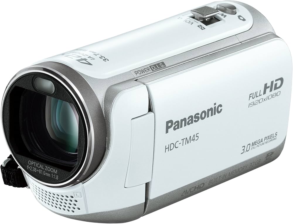 Amazon.co.jp: Panasonic HDC-TM45-W Digital HDTV Camcorder TM45