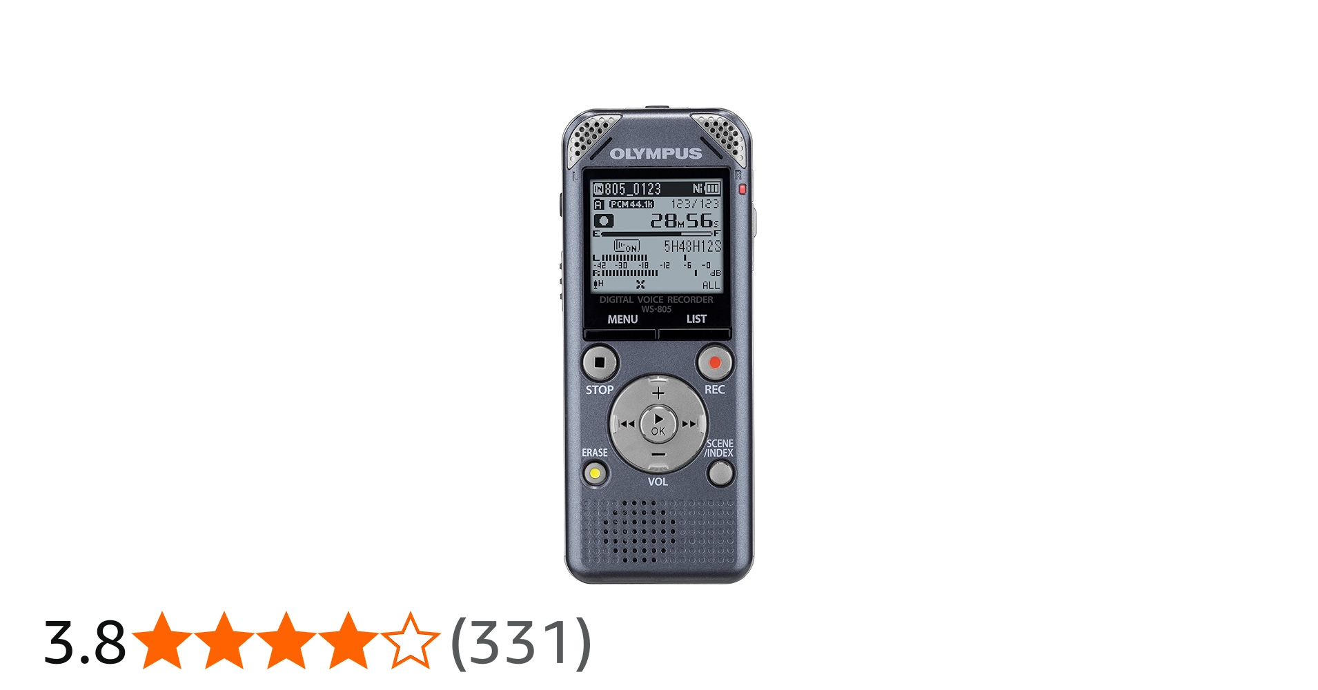 Amazon | OLYMPUS ICレコーダー VoiceTrek 4GB リニアPCM対応 FM