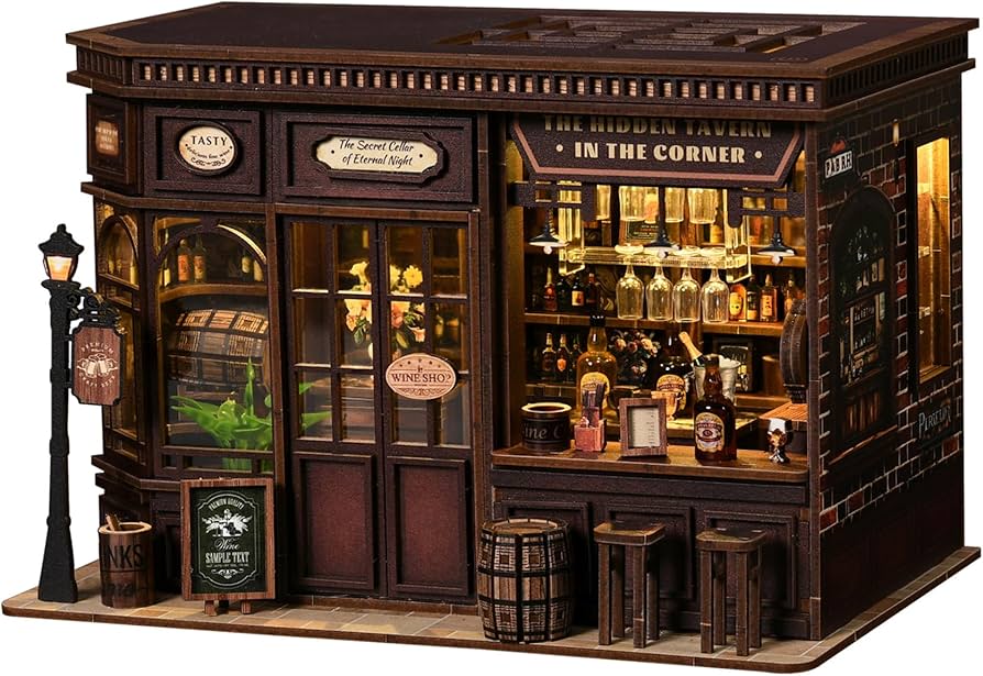 Amazon | Pixie Curio ドールハウス キット ミニチュアハウス ブック