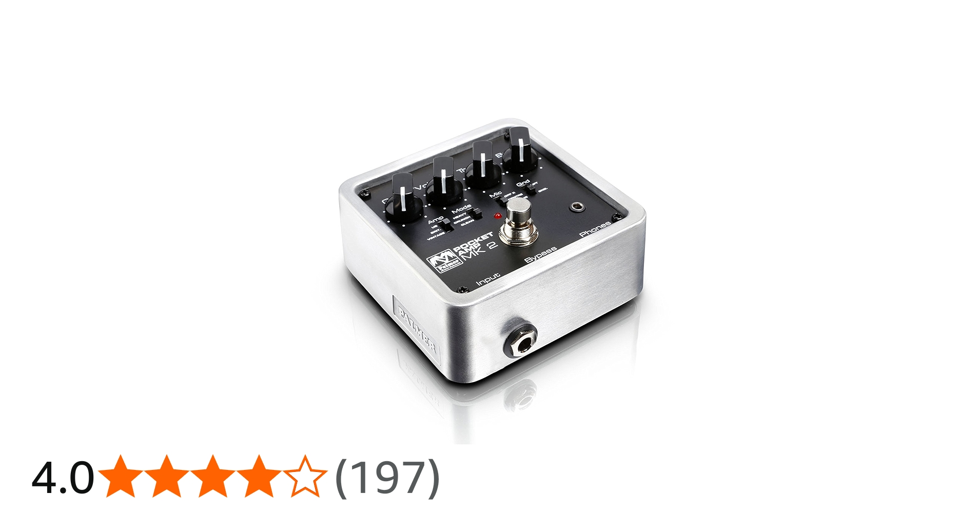 Amazon | Palmer (パルマー) Pocket Amp MK2 Portable Guitar Preamp
