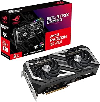 Amazon | ASUS ROG Strix Radeon RX 7600 OC Edition 8GB GDDR6