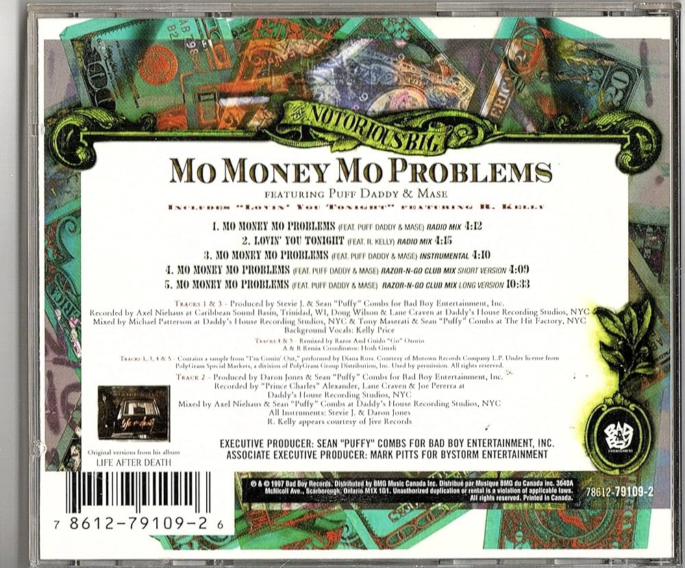Notorious Big - Mo Money Mo Problems / Loving You Tonight - Amazon