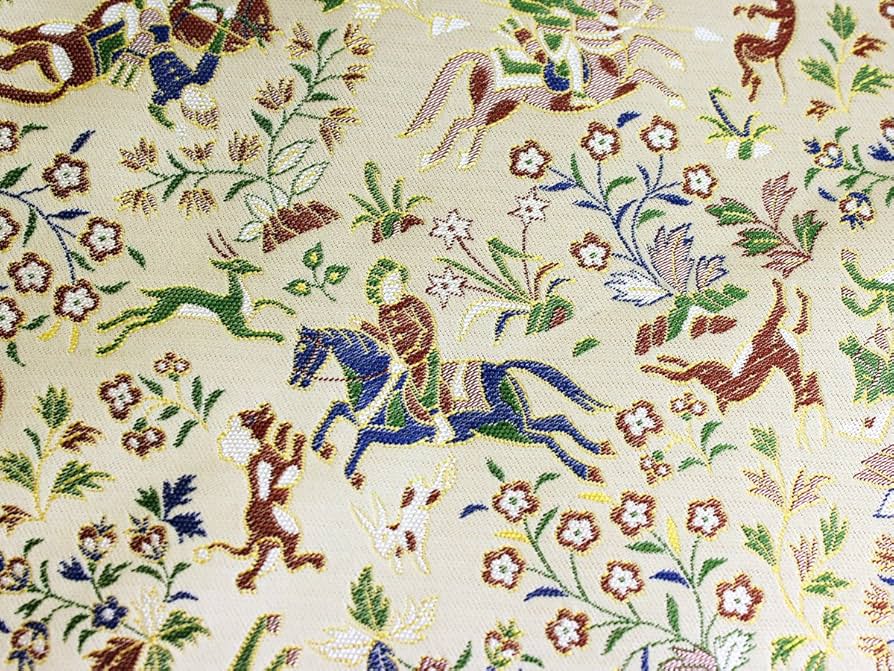 Amazon | HP1047 川島織物セルコン 狩猟紋錦(しゅりょうもんにしき