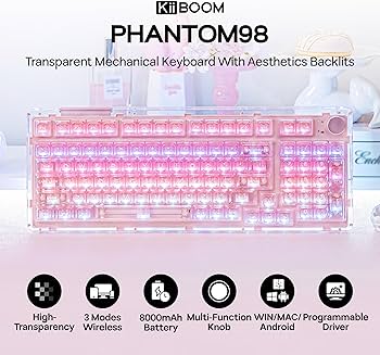 Amazon | KiiBoom Phantom 98 ホットスワップ対応 クリスタル