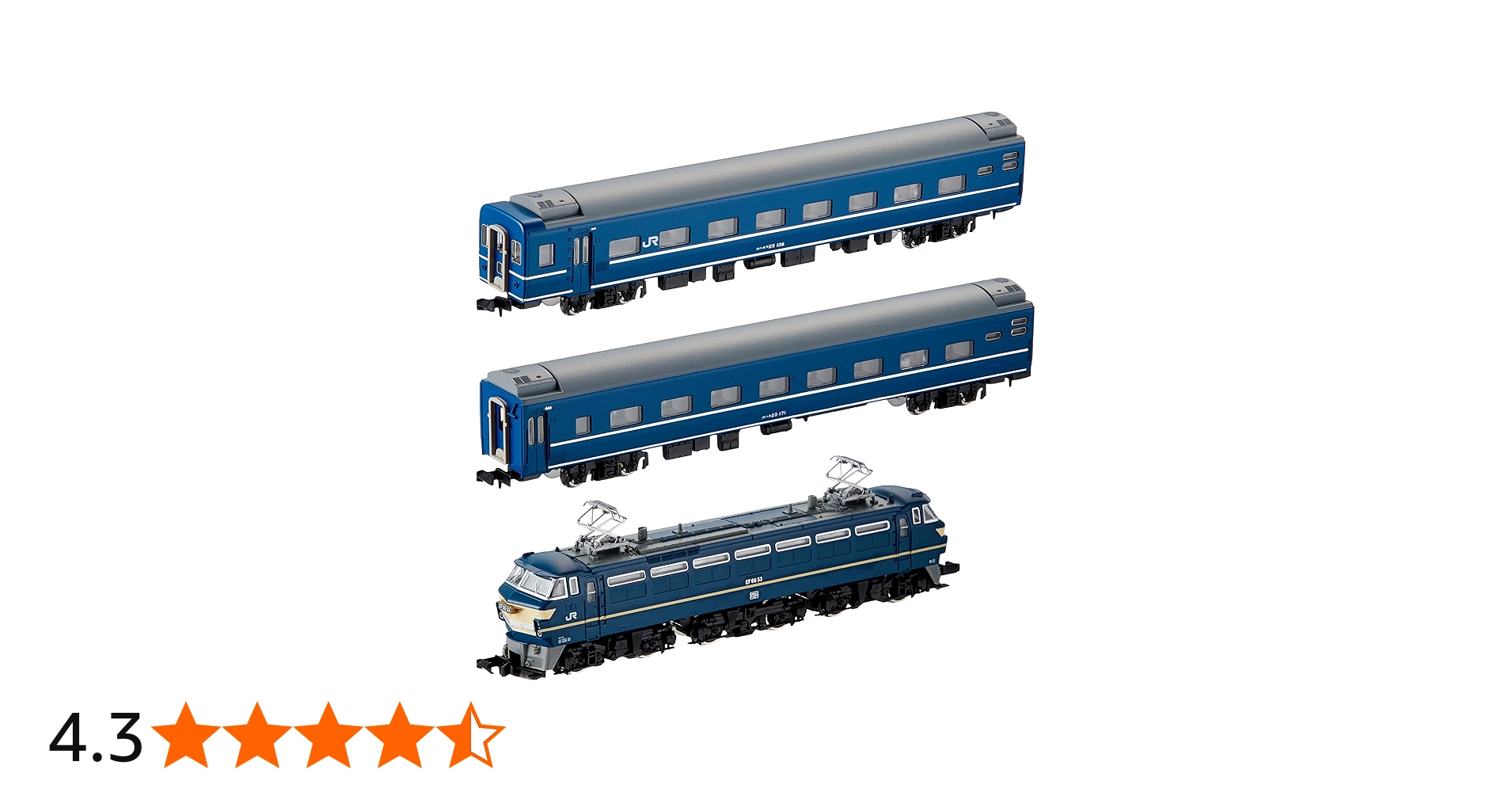 Amazon | TOMIX Nゲージ EF66ブルートレインセット3両 92332 鉄道模型