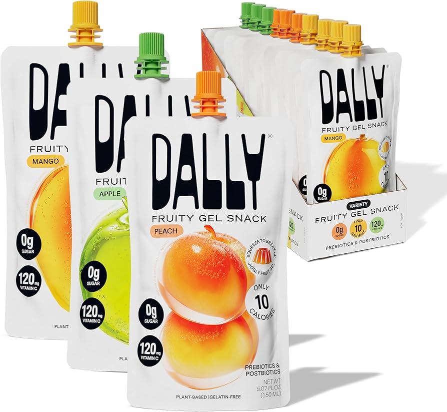 Amazon.com: Dally Drinkable Konjac Jelly Variety Pack (10 Pouches