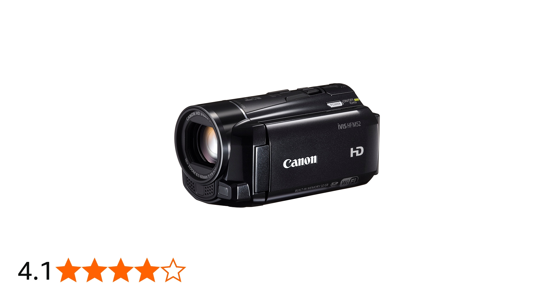 Amazon.co.jp: Canon デジタルビデオカメラ iVIS HF M52 ブラック 光学