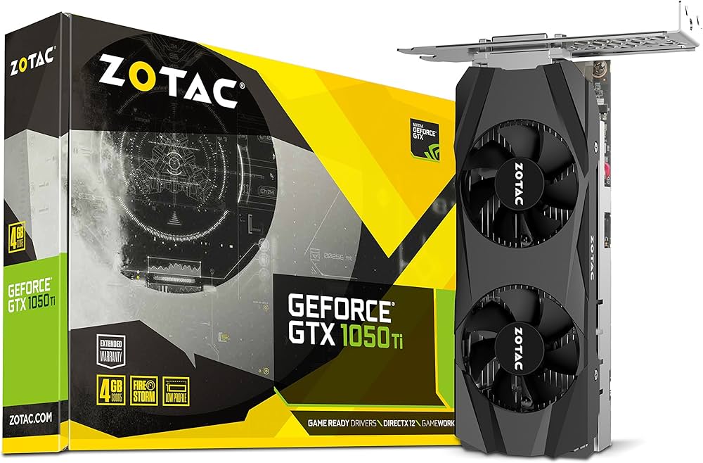 Amazon | (1050 Ti GPU, Low profile, 4GB) - Zotac NVIDIA GeForce