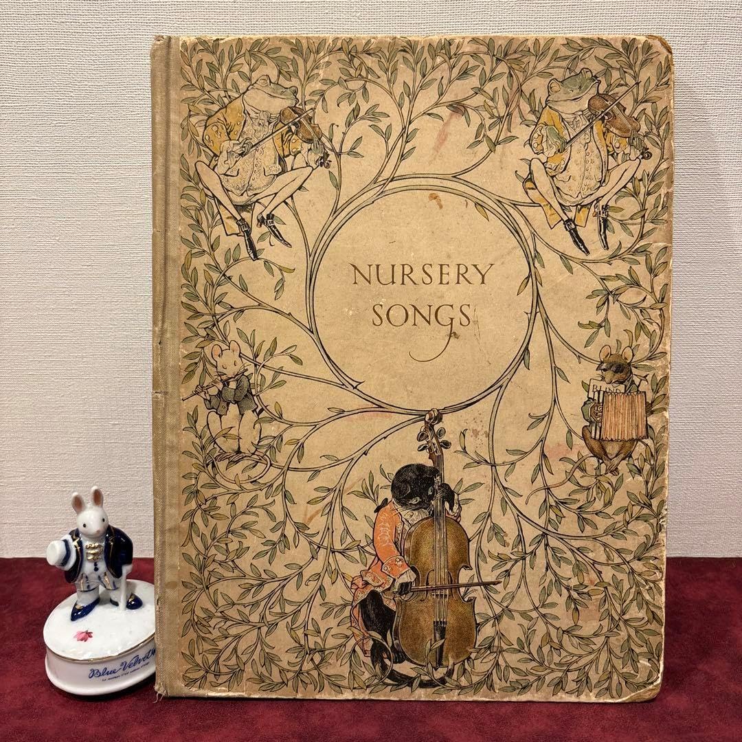 アンティーク楽譜「Nursery Songs」 アンティーク楽譜「Nursery Songs