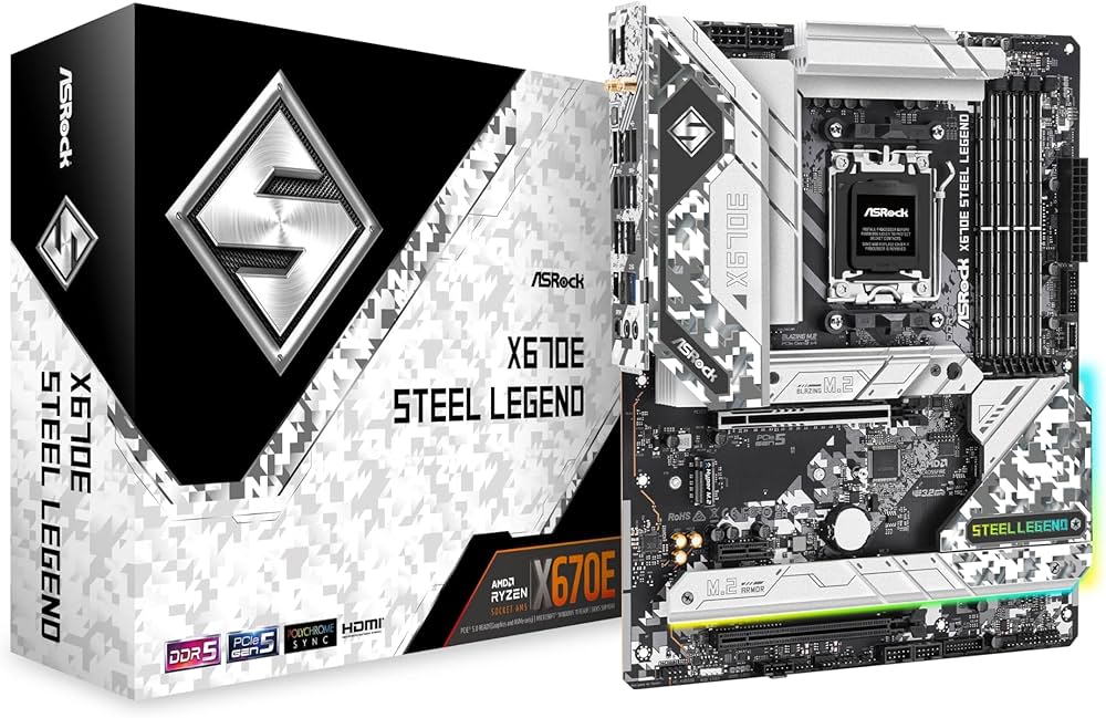 Amazon | ASRock マザーボード X670E Steel Legend AMD Ryzen 7000