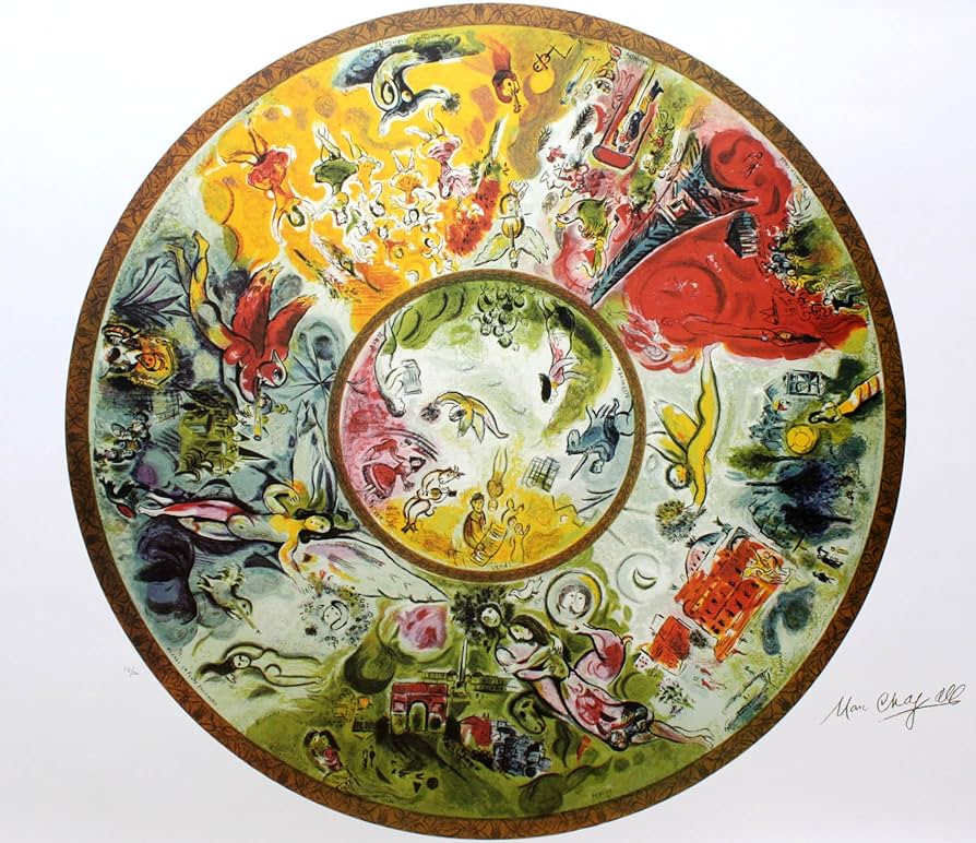 Amazon.co.jp: アートショップ フォームス マルク シャガール「パリ