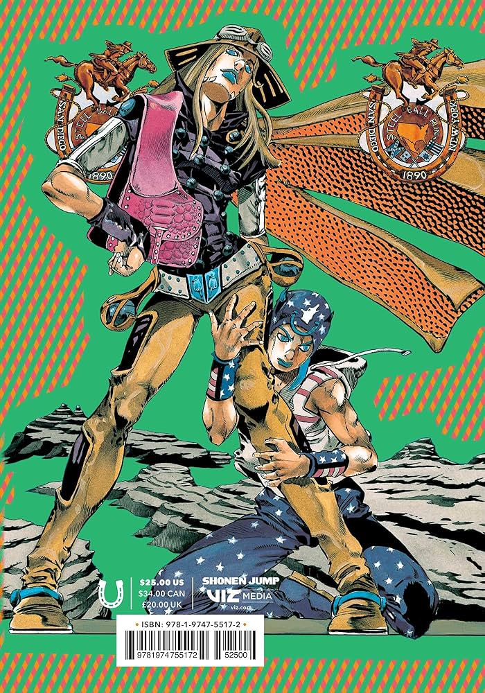 STEEL BALL RUN RACE J-827 ジョジョの奇妙な冒険 ABC ジョジョabc J