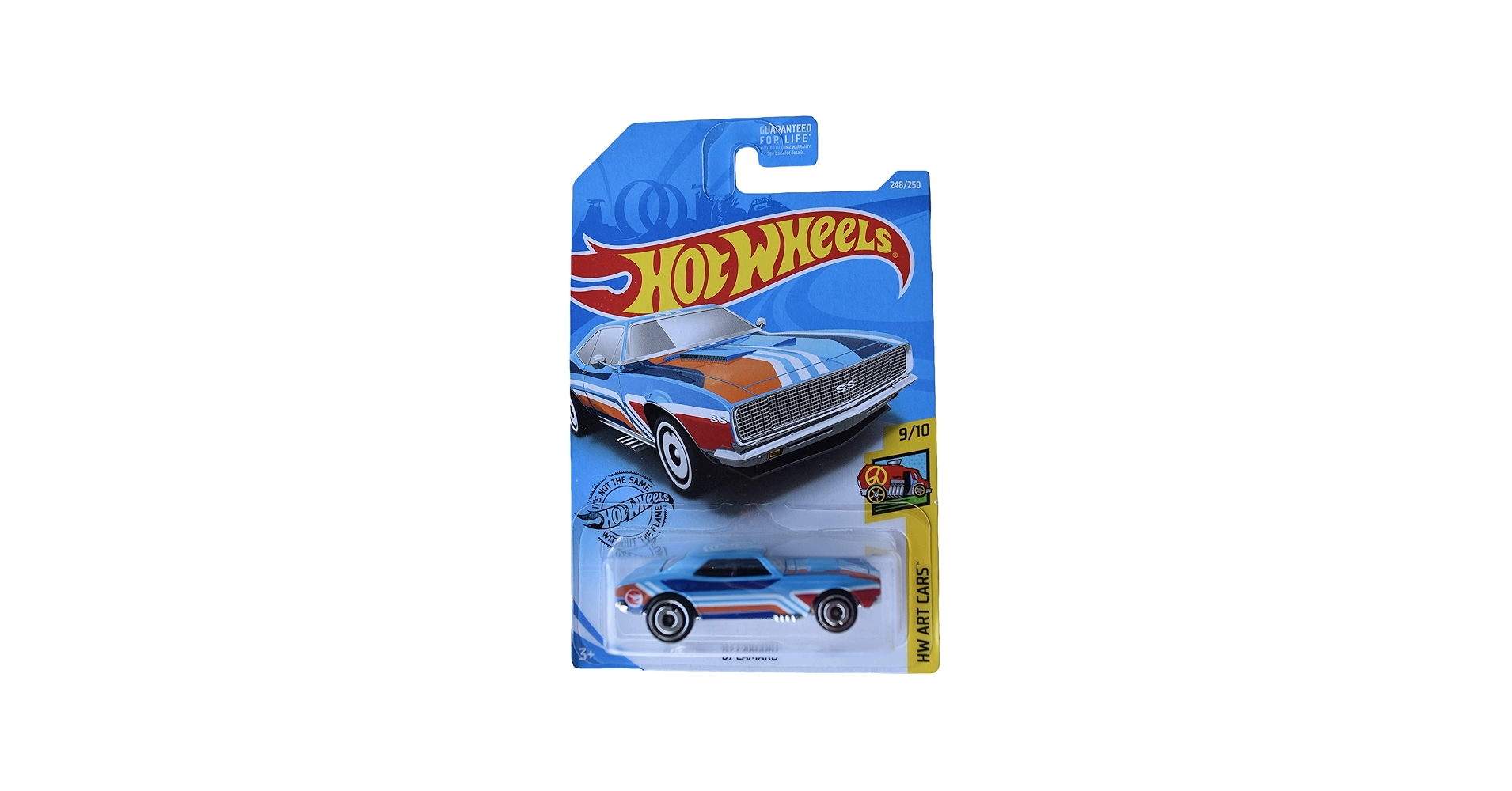 Amazon.com: Hot Wheels HW Art Cars 9/10 '67 Camaro 248/250, Blue
