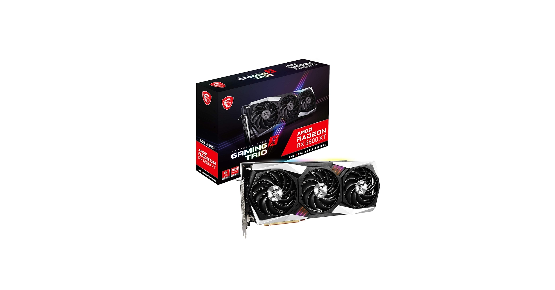 Amazon.com: MSI Radeon RX 6800 XT Gaming X Trio 16G Gaming