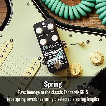 Amazon.com: Electro-Harmonix Pico Oceans 3-verb Reverb Pedal