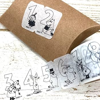 Amazon | 学研ステイフル ムーミン マスキングテープ 幅30mm×5m ミシン