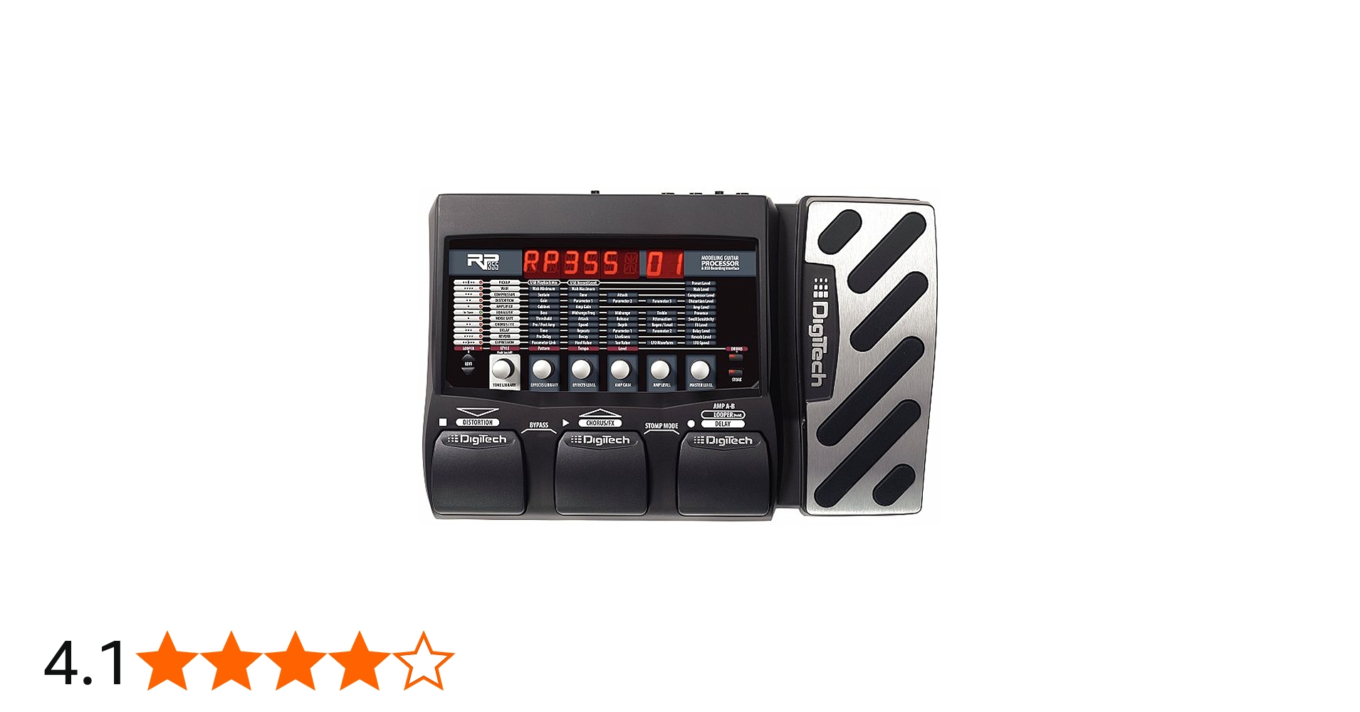 Amazon | Digitech RP355 Modeling Guitar Processor | エフェクター