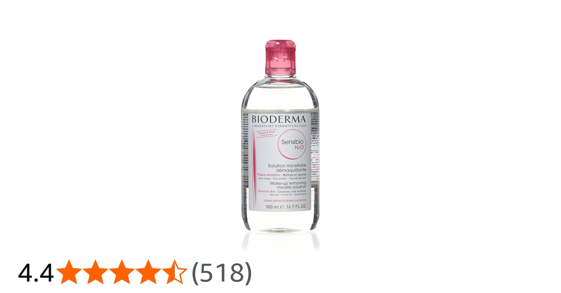 Amazon | ビオデルマ(BIODERMA) サンシビオ H2O-D 500ml (クレンジング
