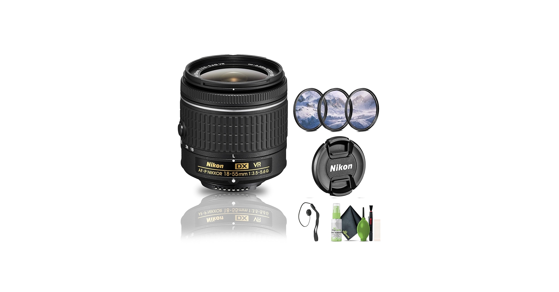 Amazon.com : Nikon AF-P DX NIKKOR 18-55mm f/3.5-5.6G VR Lens