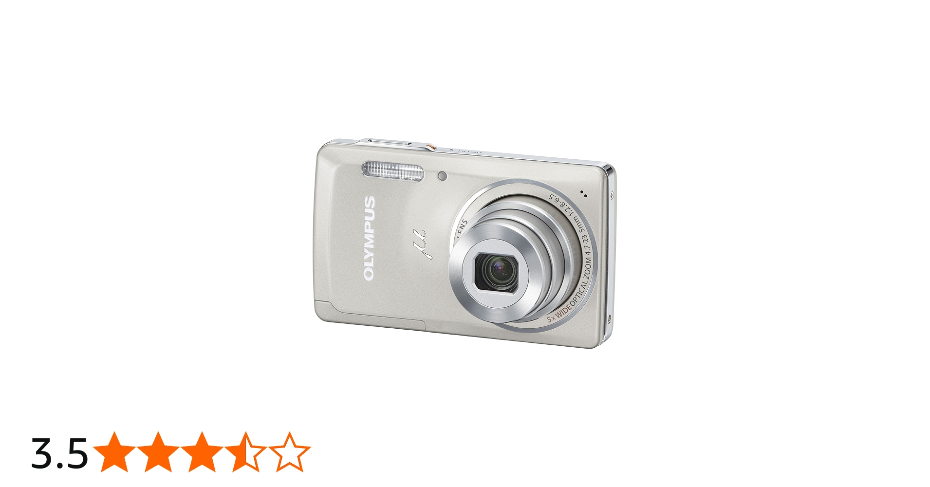 Amazon | OLYMPUS デジタルカメラ μ-5010 チタニウムシルバー (広角