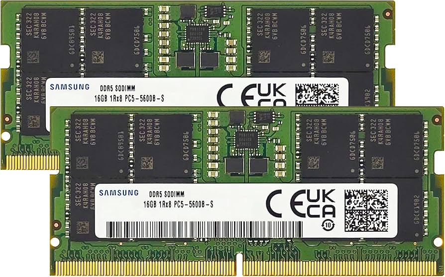 Amazon.co.jp: Samsung 32GB (2x16GB) DDR5 5600MHz PC5-44800 CL46