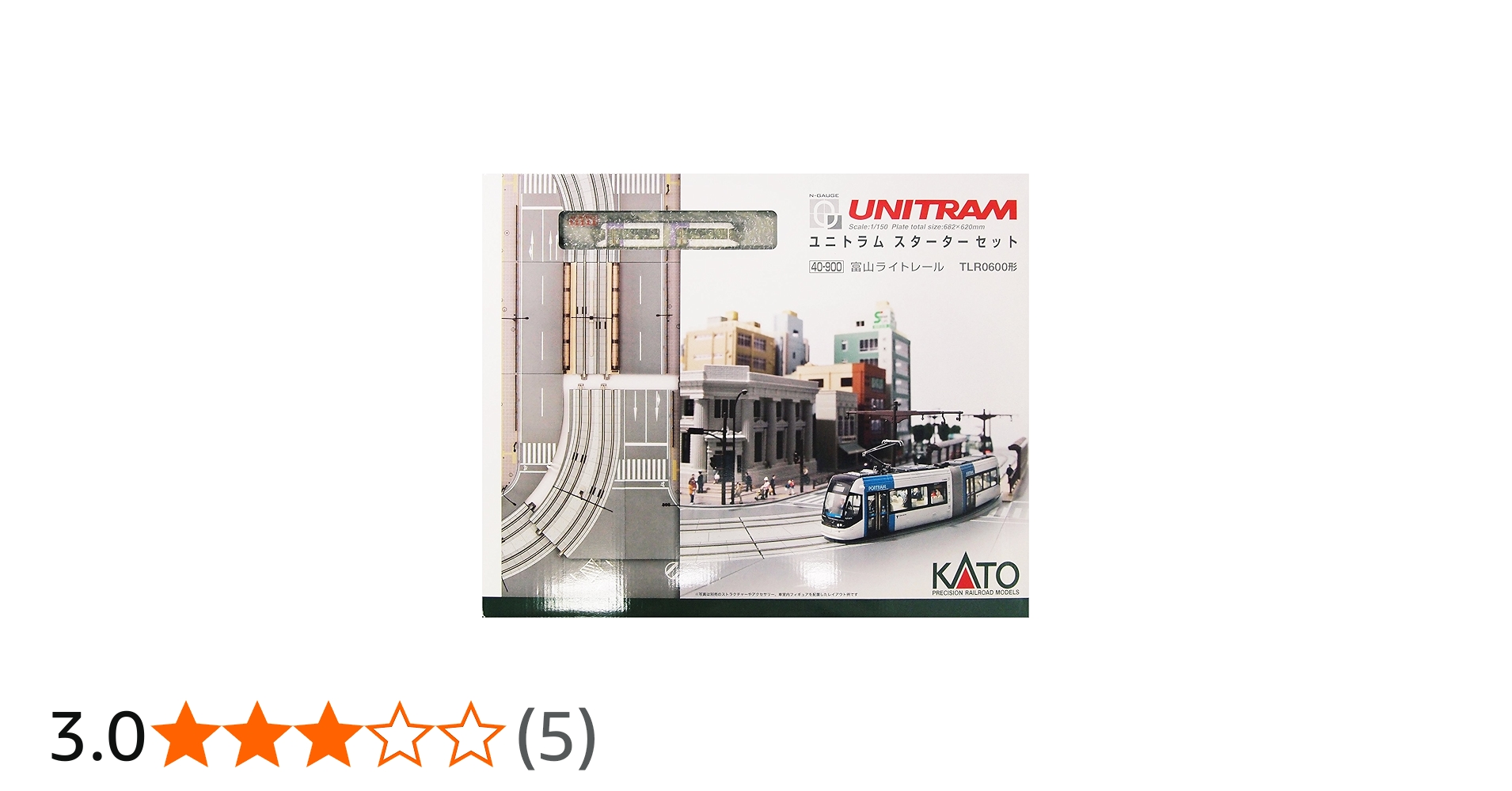 Amazon | KATO Nゲージ ユニトラムスターターセット 富山ライトレール