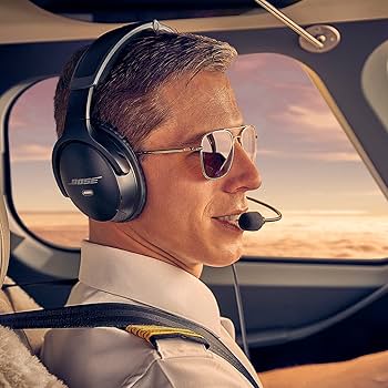 Bose A30 Bluetooth Aviation Headset - Lightweight Comfortable