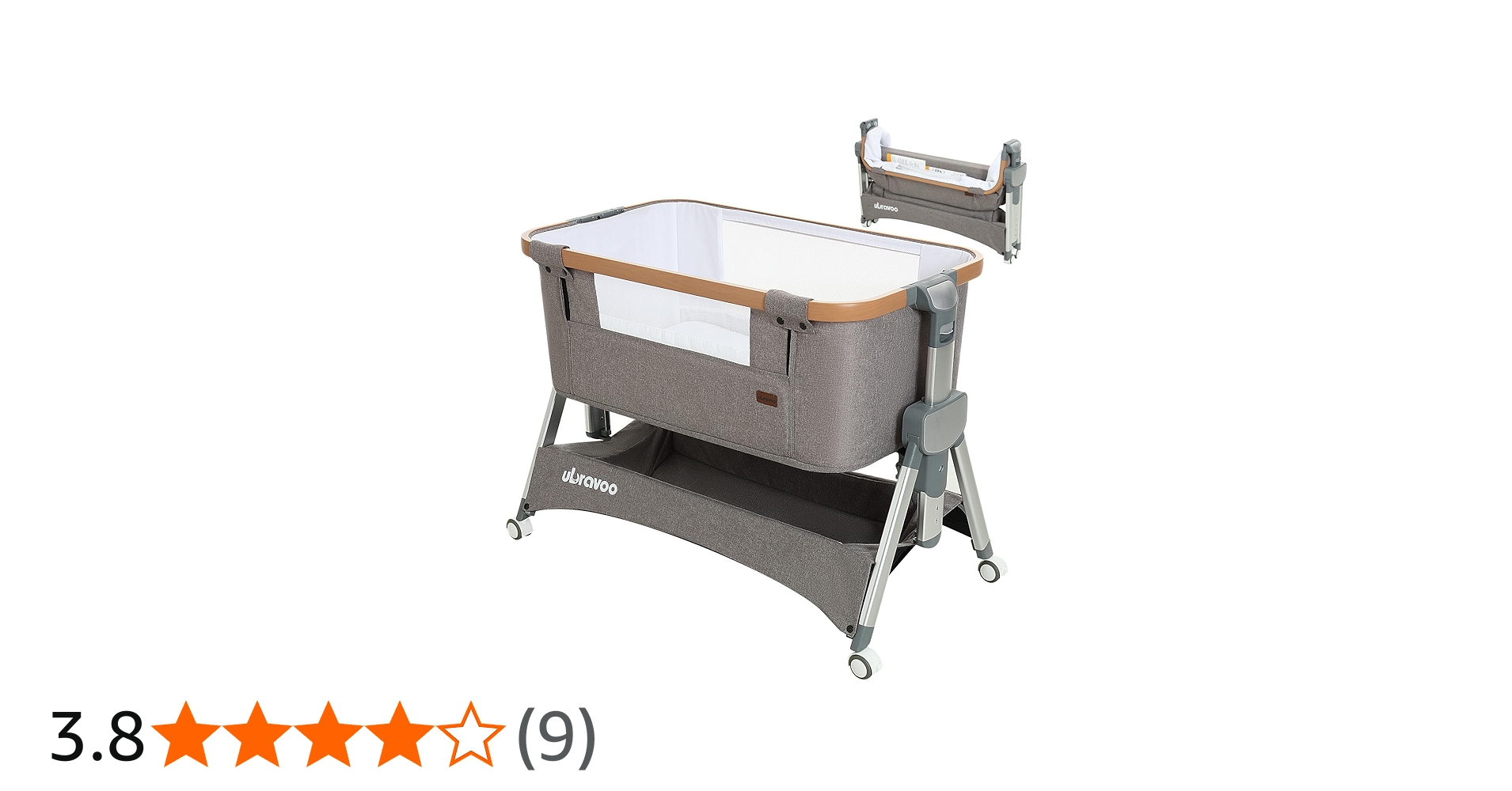 Amazon.co.jp: UBRAVOO 2024新型 ベビーベッド 添い寝 折りたたみ