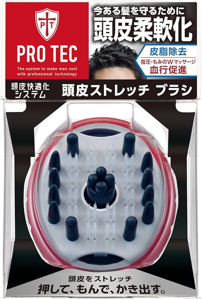 Amazon | PRO TEC(プロテク) ウォッシングブラシ 頭皮ストレッチタイプ