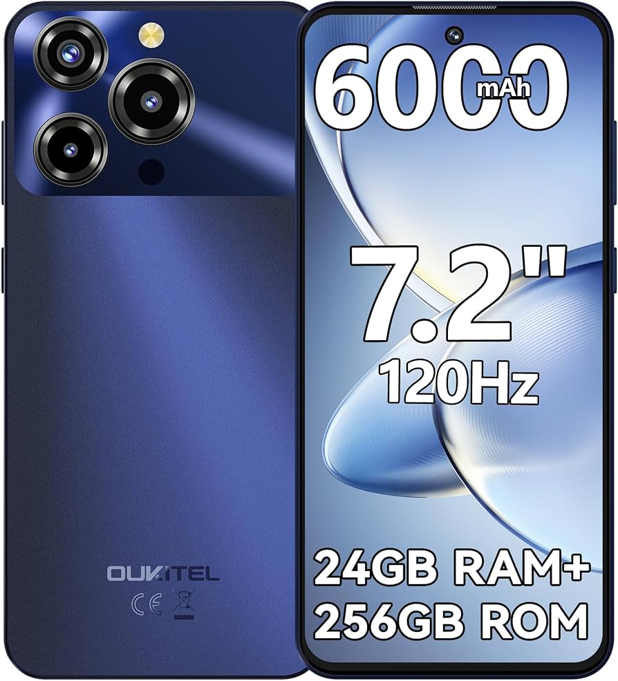 Amazon | OUKITEL SIMフリー スマートフォン 本体 C69 7.2インチ HD 大
