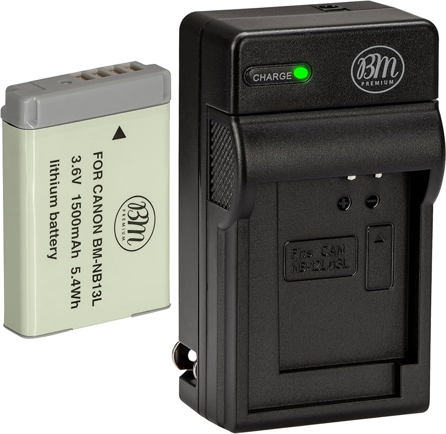 Amazon.com : BM Premium NB-13L Battery and Battery Charger for