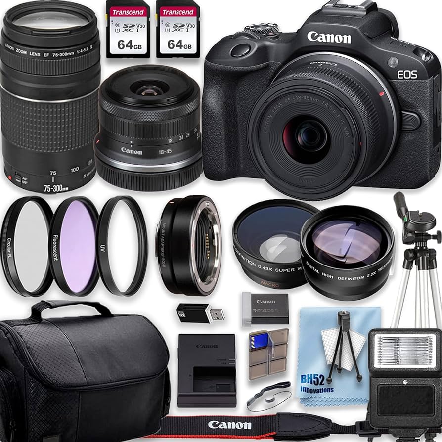 Amazon.com : Canon EOS R100 4K Video Recording Mirrorless Camera