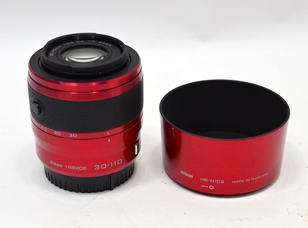 Amazon.co.jp: Nikon 1 30-110mm f/3.8-5.6 VR Nikkorレンズ（レッド
