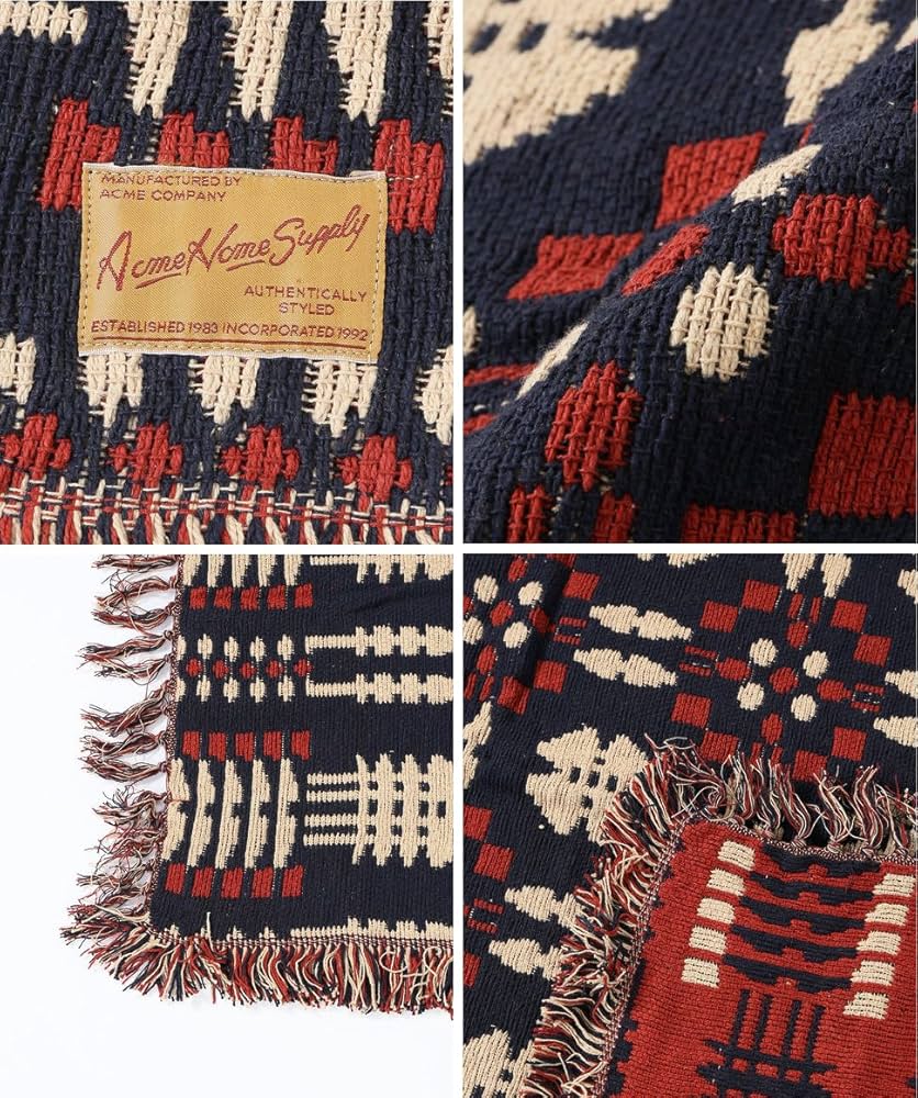 Amazon｜ACME Furniture OVERSHOT RUG NV/RD 200*200 ラグマット