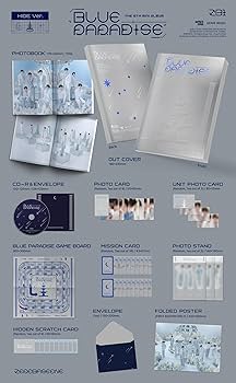Amazon.com: ZEROBASEONE BLUE PARADISE 5th Mini Album with Tracking