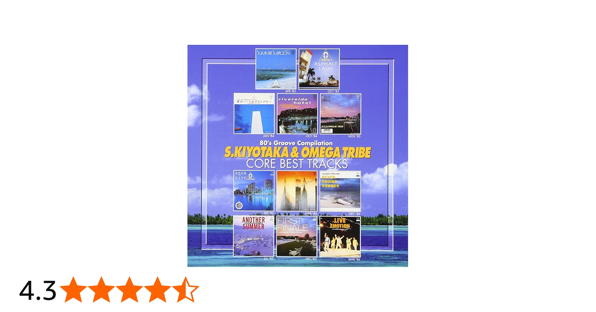 Amazon.co.jp: 杉山清貴&オメガトライブ CORE BEST TRACKS: ミュージック