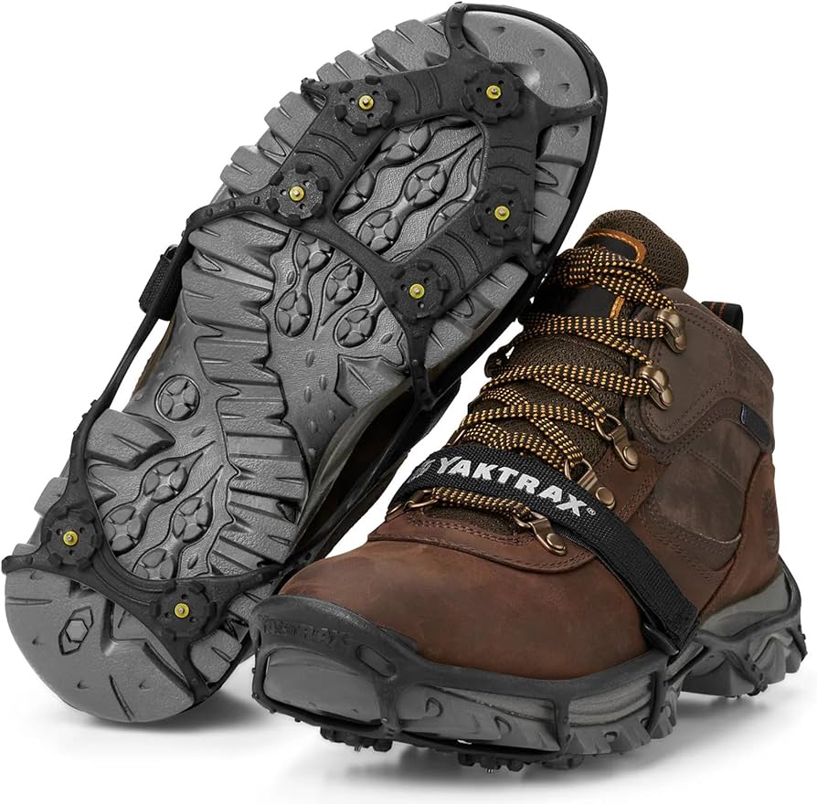 Yaktrax Spikes for Walking on Ice and Snow (1 Pair), Large/X-Large