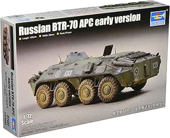 Amazon | トランペッター 1/72 ソビエト軍 BTR-70 初期型 プラモデル