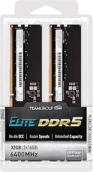 Amazon.co.jp: TEAMGROUP Elite DDR5 32GB キット (2x16GB) 6400MHz