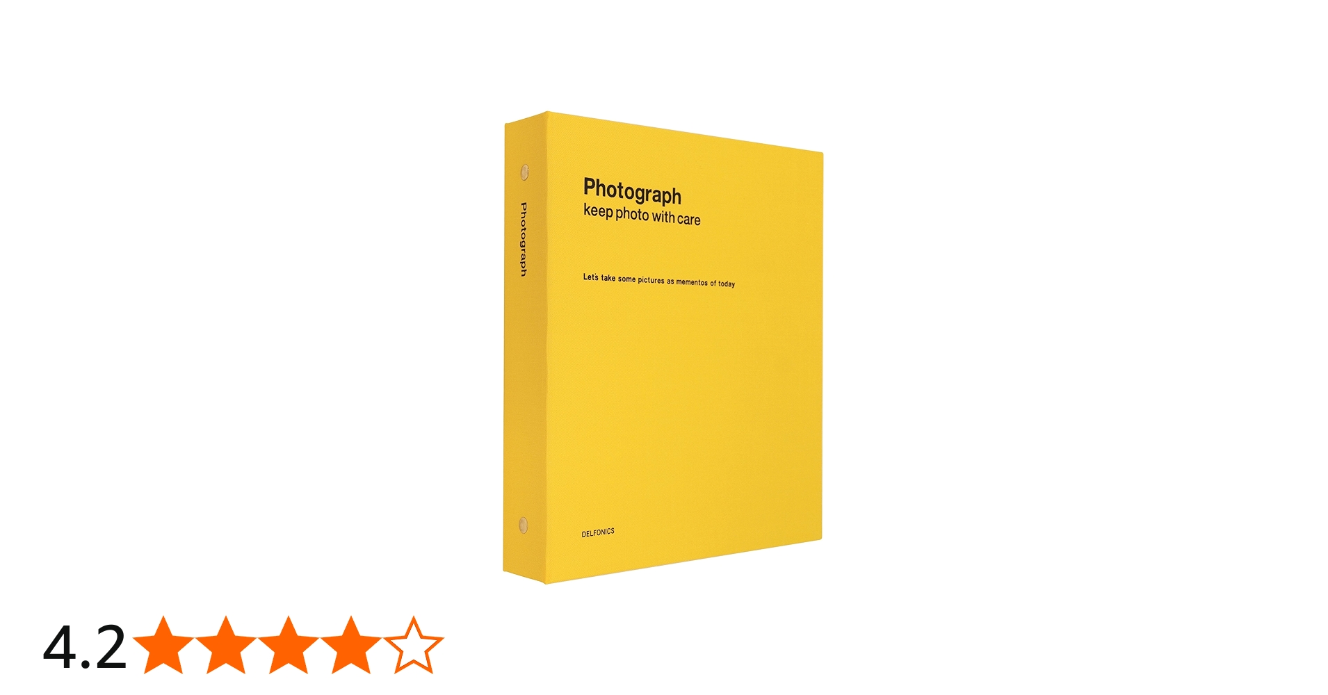 Amazon.co.jp: デルフォニックス PDフォトアルバムリングM イエロー