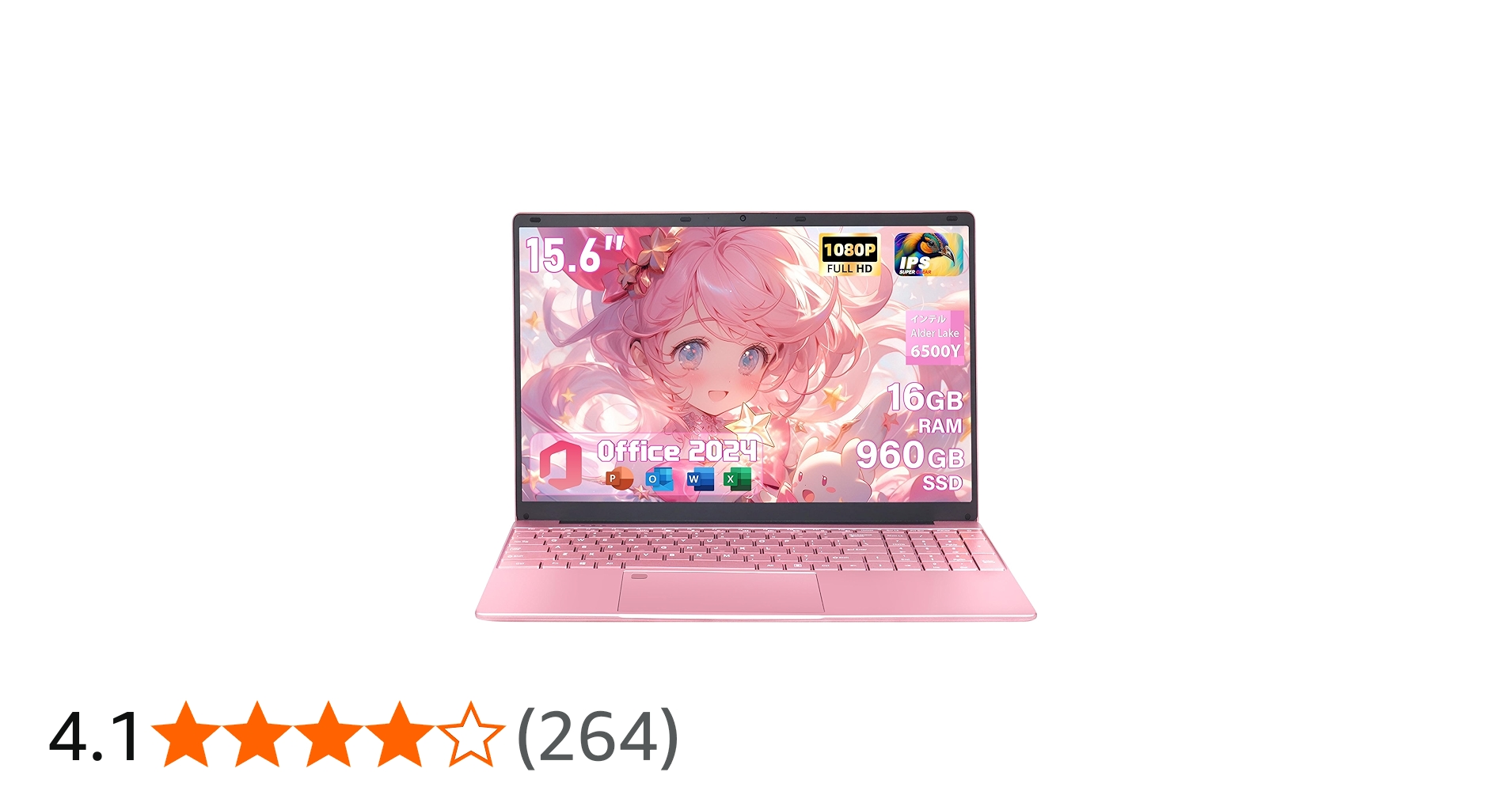 Amazon.co.jp: ノートパソコン【Win 11/MS Office 2024搭載】ラップ