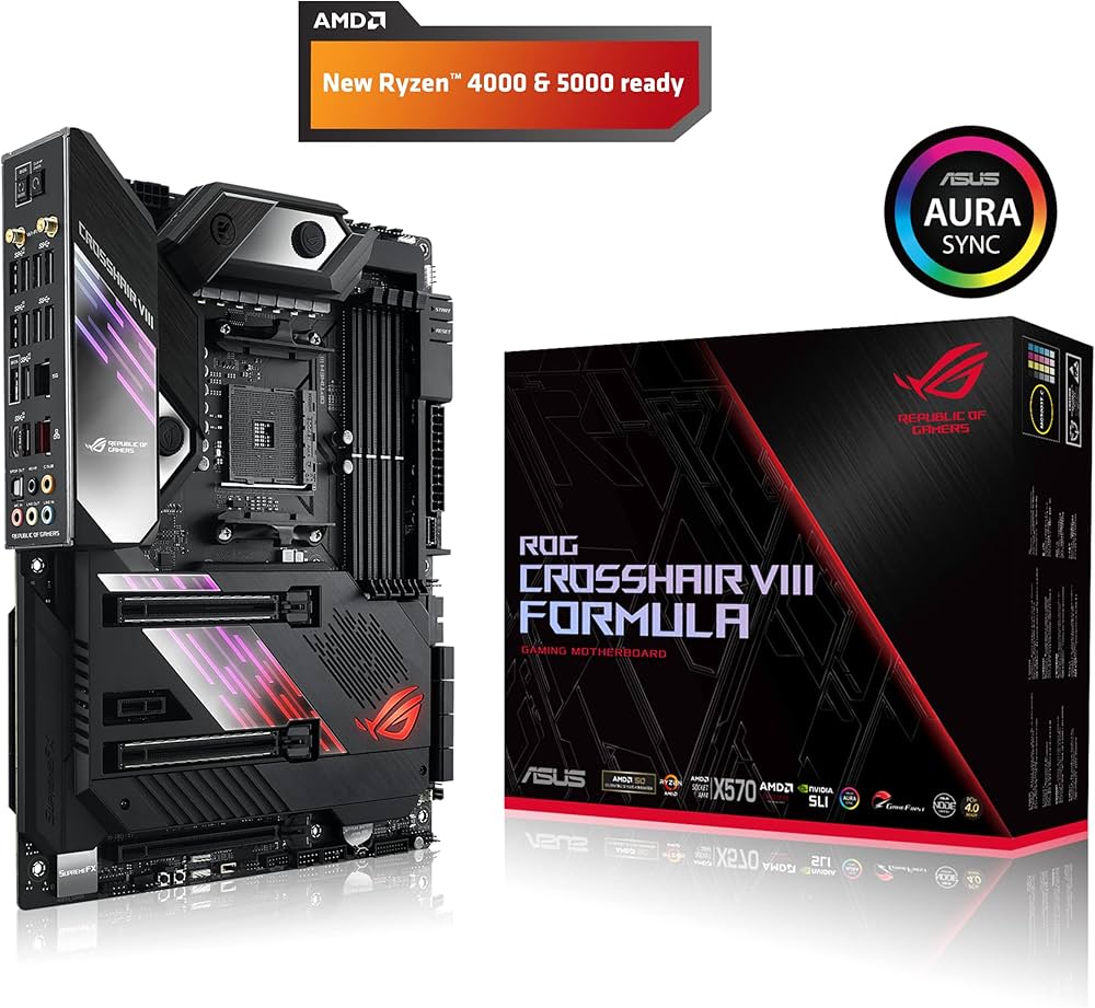 Amazon | ASUS AMD AM4対応 マザーボード ROG CROSSHAIR VIII FORMULA