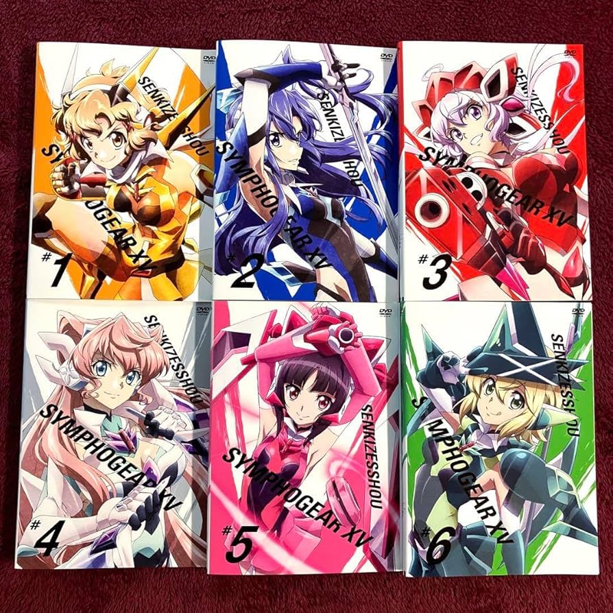 Amazon.co.jp: 戦姫絶唱シンフォギア XV 5期 DVD 全6巻 全巻セット