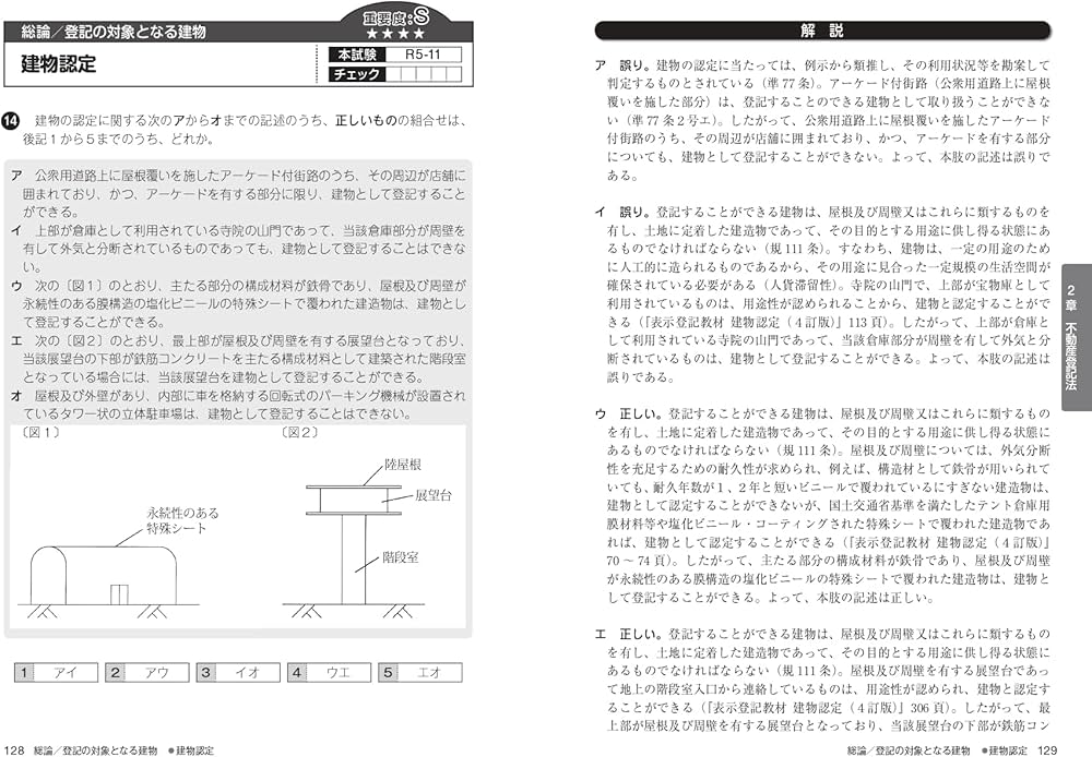 土地家屋調査士 択一式過去問 令和7年度版 | 日建学院, 齊木公一 |本