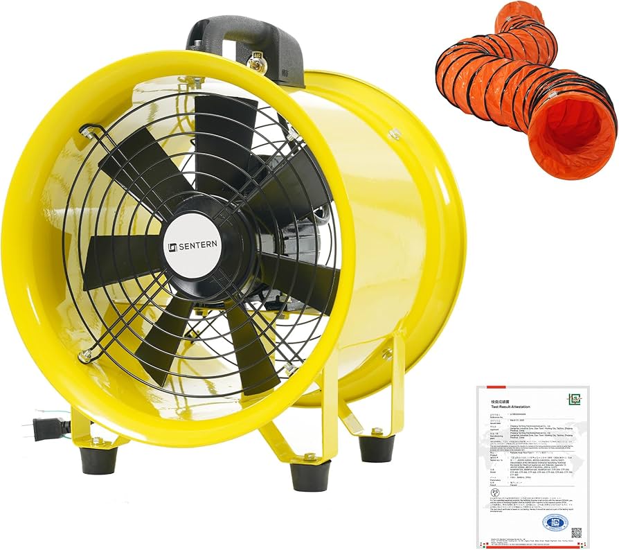 Amazon.co.jp: 工業用 送風機 業務用扇風機【3000m³/h 風量｜PSE認証