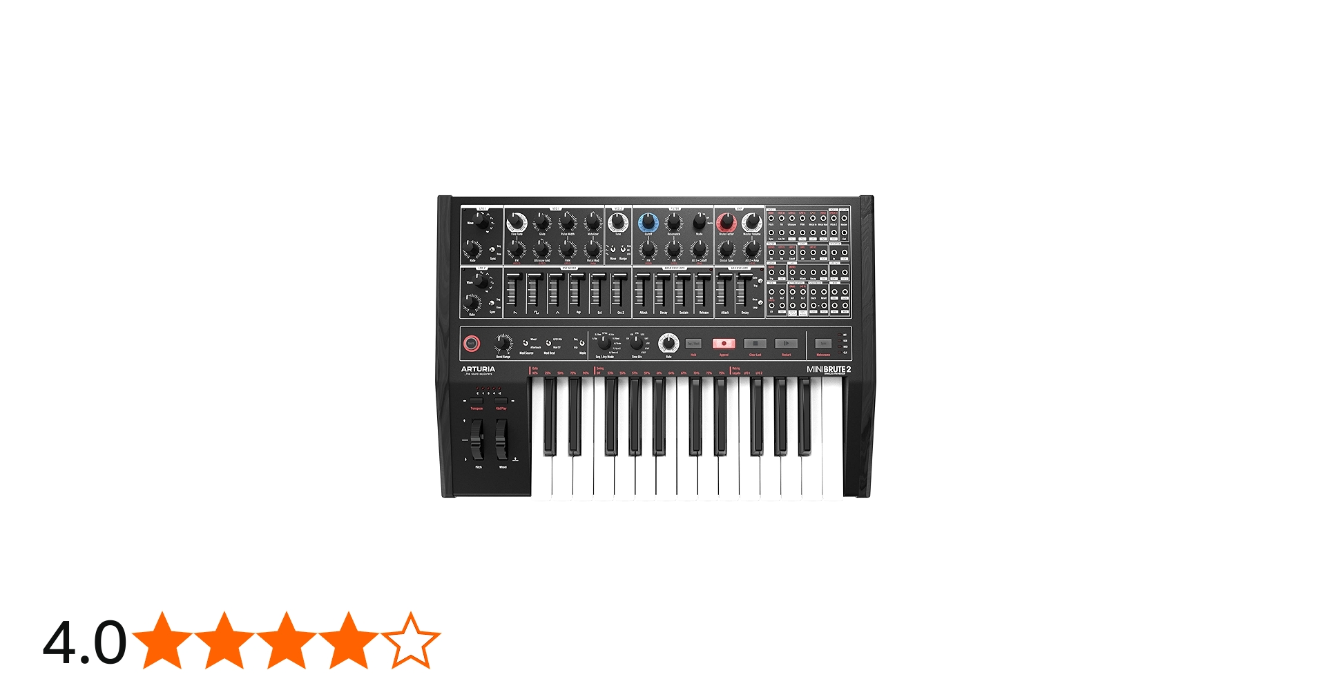 Amazon.co.jp: Arturia MiniBrute 2 セミモジュラーアナログ